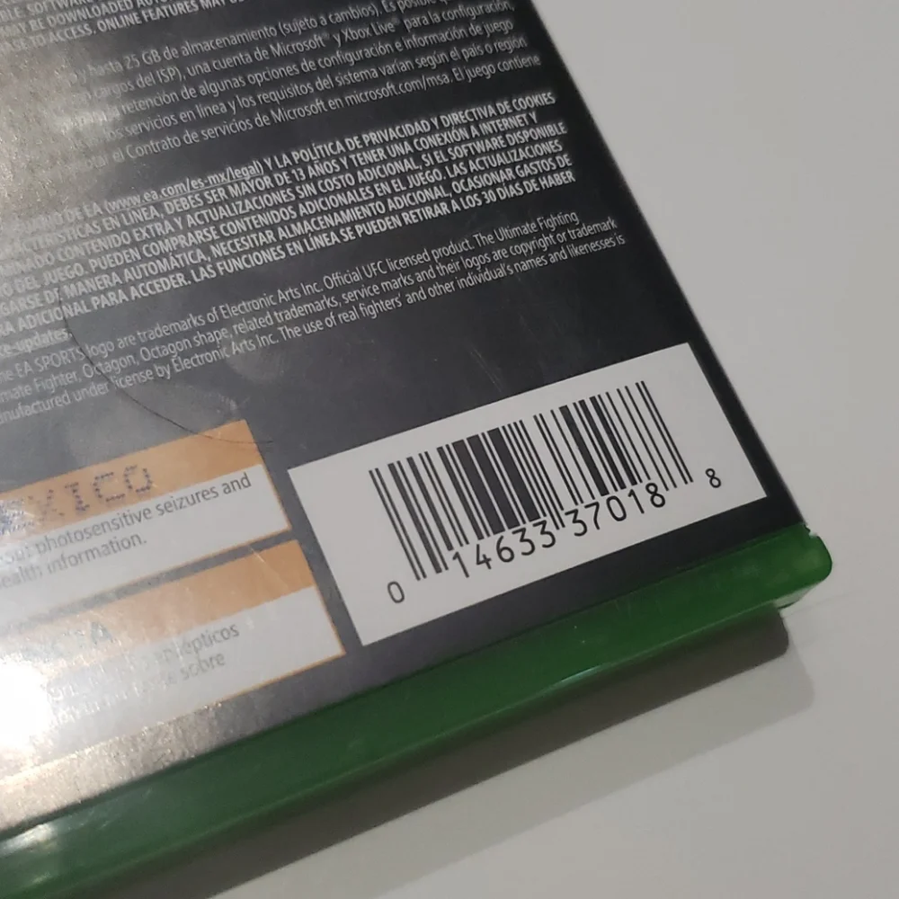 Xbox One UFC 3-Used Game
